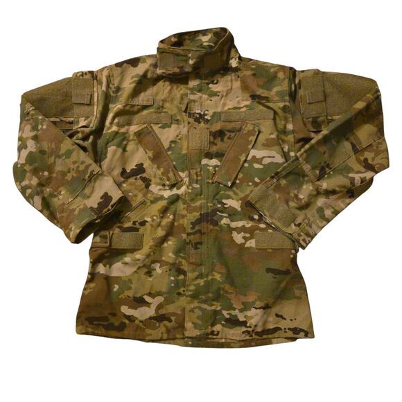 US Army Nato Jacket Medium Short Air Crew Combat Flight Air Force Camo Hunting - Picture 1 of 8